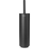 image:imageBrabantia Mindset Toilet Brush amp Holder Mineral Infinite Gray Bristle Brush Toilet Bowl Cleaner Wall Mountable Discrete Holder Removable Inner Holder LWH 38 x 43 x 165