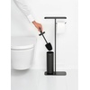 image:imageBrabantia Mindset Toilet Butler  Mineral Infinite Gray  Freestanding AllinOne Bathroom Accessory Set  Toilet Paper Holder Stand Integrated Shelf amp Toilet Brush amp Holder  Bathroom Phone HolderMineral Infinite Gray
