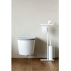 image:imageBrabantia Mindset Toilet Butler  Mineral Infinite Gray  Freestanding AllinOne Bathroom Accessory Set  Toilet Paper Holder Stand Integrated Shelf amp Toilet Brush amp Holder  Bathroom Phone HolderMineral Fresh White