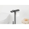 image:imageBrabantia Mindset Toilet Butler  Mineral Infinite Gray  Freestanding AllinOne Bathroom Accessory Set  Toilet Paper Holder Stand Integrated Shelf amp Toilet Brush amp Holder  Bathroom Phone HolderMineral Infinite Gray