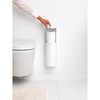 image:imageBrabantia Mindset Toilet Roll Dispenser Mineral Fresh White AntiRust Discreet Bathroom Tissue Holder 2 Spare Rolls  537 WallMountable Tidy Storage