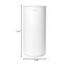 image:imageBrabantia Mindset Toilet Roll Dispenser Mineral Fresh White AntiRust Discreet Bathroom Tissue Holder 2 Spare Rolls  537 WallMountable Tidy Storage