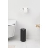 image:imageBrabantia Mindset Toilet Roll Dispenser Mineral Infinite Gray AntiRust Discreet Bathroom Tissue Holder 2 Spare Rolls  537 WallMountable Tidy Storage