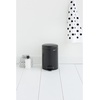 image:imageBrabantia New Icon Step Trash Can 08 GalMatt Black Soft Closing Kitchen GarbageRecycling Can with Removable BucketMatt Black