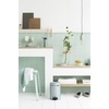 image:imageBrabantia New Icon Step Trash Can 08 GalMatt Black Soft Closing Kitchen GarbageRecycling Can with Removable BucketMetallic Mint
