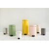 image:imageBrabantia New Icon Step Trash Can 08 GalMatt Black Soft Closing Kitchen GarbageRecycling Can with Removable BucketMetallic Mint
