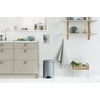image:imageBrabantia New Icon Step Trash Can 08 GalMatt Black Soft Closing Kitchen GarbageRecycling Can with Removable BucketMetallic Mint