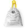 image:imageBrabantia PerfectFit Trash Bags Size Y53 Gal Thick Plastic Trash Can Liners with Drawstring Handles 120 BagsWhite  Code A