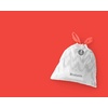 image:imageBrabantia PerfectFit Trash Bags Size Y53 Gal Thick Plastic Trash Can Liners with Drawstring Handles 120 BagsWhite  Code B