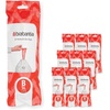 image:imageBrabantia PerfectFit Trash Bags Size Y53 Gal Thick Plastic Trash Can Liners with Drawstring Handles 120 BagsWhite  Code B
