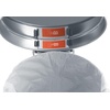 image:imageBrabantia PerfectFit Trash Bags Size Y53 Gal Thick Plastic Trash Can Liners with Drawstring Handles 120 BagsWhite  Code B