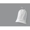 image:imageBrabantia PerfectFit Trash Bags Size Y53 Gal Thick Plastic Trash Can Liners with Drawstring Handles 120 BagsWhite  Code H