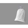 image:imageBrabantia PerfectFit Trash Bags Size Y53 Gal Thick Plastic Trash Can Liners with Drawstring Handles 120 BagsWhite  Code H