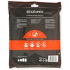 image:imageBrabantia PerfectFit Trash Bags Size Y53 Gal Thick Plastic Trash Can Liners with Drawstring Handles 120 BagsWhite  Code J