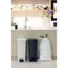 image:imageBrabantia PerfectFit Trash Bags Size Y53 Gal Thick Plastic Trash Can Liners with Drawstring Handles 120 BagsWhite  Code L