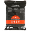 image:imageBrabantia PerfectFit Trash Bags Size Y53 Gal Thick Plastic Trash Can Liners with Drawstring Handles 120 BagsWhite  Code L
