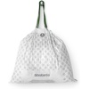 image:imageBrabantia PerfectFit Trash Bags Size Y53 Gal Thick Plastic Trash Can Liners with Drawstring Handles 120 BagsWhite  Code R