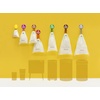 image:imageBrabantia PerfectFit Trash Bags Size Y53 Gal Thick Plastic Trash Can Liners with Drawstring Handles 120 BagsWhite  Code V