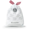 image:imageBrabantia PerfectFit Trash Bags Size Y53 Gal Thick Plastic Trash Can Liners with Drawstring Handles 120 BagsWhite  Code V
