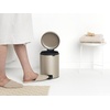 image:imageBrabantia PerfectFit Trash Bags Size Y53 Gal Thick Plastic Trash Can Liners with Drawstring Handles 120 BagsWhite  Code W