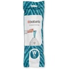 image:imageBrabantia PerfectFit Trash Bags Size Y53 Gal Thick Plastic Trash Can Liners with Drawstring Handles 120 BagsWhite  Code W
