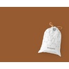 image:imageBrabantia PerfectFit Trash Bags Size Y53 Gal Thick Plastic Trash Can Liners with Drawstring Handles 120 BagsWhite  Code X