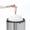 image:imageBrabantia PressTop Kitchen Trash Can  Soft Beige  8 Gallon  30L  Home Trash Can with SoftTouch StayOpen Lid amp Removable Inner Bucket   Trash BagsBrilliant Steel