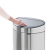 image:imageBrabantia PressTop Kitchen Trash Can  Soft Beige  8 Gallon  30L  Home Trash Can with SoftTouch StayOpen Lid amp Removable Inner Bucket   Trash BagsBrilliant Steel