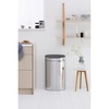 image:imageBrabantia PressTop Kitchen Trash Can  Soft Beige  8 Gallon  30L  Home Trash Can with SoftTouch StayOpen Lid amp Removable Inner Bucket   Trash BagsBrilliant Steel