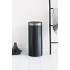 image:imageBrabantia PressTop Kitchen Trash Can  Soft Beige  8 Gallon  30L  Home Trash Can with SoftTouch StayOpen Lid amp Removable Inner Bucket   Trash BagsMatt BlackMatt Steel