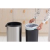 image:imageBrabantia PressTop Kitchen Trash Can  Soft Beige  8 Gallon  30L  Home Trash Can with SoftTouch StayOpen Lid amp Removable Inner Bucket   Trash BagsMatt BlackMatt Steel