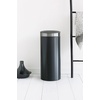 image:imageBrabantia PressTop Kitchen Trash Can  Soft Beige  8 Gallon  30L  Home Trash Can with SoftTouch StayOpen Lid amp Removable Inner Bucket   Trash BagsMatt BlackMatt Steel