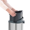 image:imageBrabantia PressTop Kitchen Trash Can  Soft Beige  8 Gallon  30L  Home Trash Can with SoftTouch StayOpen Lid amp Removable Inner Bucket   Trash BagsPlatinum