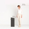 image:imageBrabantia PressTop Kitchen Trash Can  Soft Beige  8 Gallon  30L  Home Trash Can with SoftTouch StayOpen Lid amp Removable Inner Bucket   Trash BagsWhite