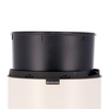 image:imageBrabantia PressTop Kitchen Trash Can with Flat Back  Brilliant Steel  106 Gallon  40L  Home Trash Can with SoftTouch StayOpen Lid amp Removable Inner Bucket  Flat Against Wall   Trash BagsSoft Beige