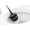 image:imageBrabantia Profile Toilet Brush and Holder Black FreestandingWallMounted Toilet Bowl Cleaner with Discreet Case Stand for BathroomBrilliant Steel