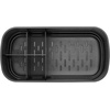image:imageBrabantia ReNew Bathroom Caddy Dark Grey  Compartments for Toothbrushes Toothpaste Soap etc  Nonslip Base and Drainage HolesOne Size