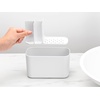 image:imageBrabantia ReNew Bathroom Caddy White  Compartments for Toothbrushes Toothpaste Soap etc  Nonslip Base and Drainage HolesWhite