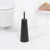 image:imageBrabantia ReNewToilet Brush amp Holder Set Matt Black FreeStanding NonSlipScratch Base Hygenic Discreet Toilet Bowl CleanerBlack