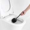 image:imageBrabantia ReNewToilet Brush amp Holder Set Matt Black FreeStanding NonSlipScratch Base Hygenic Discreet Toilet Bowl CleanerBlack