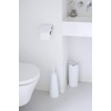 image:imageBrabantia ReNewToilet Brush amp Holder Set Matt Black FreeStanding NonSlipScratch Base Hygenic Discreet Toilet Bowl CleanerWhite