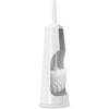 image:imageBrabantia ReNewToilet Brush amp Holder Set Matt Black FreeStanding NonSlipScratch Base Hygenic Discreet Toilet Bowl CleanerWhite