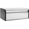 image:imageBrabantia Rectangular Fall Front Bread Box  White  Large Metal Front Opening Bread Store for Kitchen Countertop  Flat Top for Extra Storage Magnet Closing Lid  Fits 2 LoavesMatt Steel