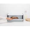 image:imageBrabantia Rectangular Fall Front Bread Box  White  Large Metal Front Opening Bread Store for Kitchen Countertop  Flat Top for Extra Storage Magnet Closing Lid  Fits 2 LoavesWhite