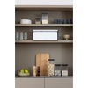 image:imageBrabantia Rectangular Fall Front Bread Box  White  Large Metal Front Opening Bread Store for Kitchen Countertop  Flat Top for Extra Storage Magnet Closing Lid  Fits 2 LoavesWhite