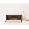 image:imageBrabantia Rectangular Fall Front Bread Box  White  Large Metal Front Opening Bread Store for Kitchen Countertop  Flat Top for Extra Storage Magnet Closing Lid  Fits 2 LoavesSoft Beige