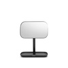 image:imageBrabantia Renew 360 Adjustable Vanity Bathroom Mirror with Stand amp Storage Tray Dark Grey NonSlip Tray for Makeup Jewellery Shaving Accessories 8x8x11
