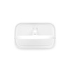 image:imageBrabantia Renew 360 Adjustable Vanity Bathroom Mirror with Stand amp Storage Tray White NonSlip Tray for Makeup Jewellery Shaving Accessories 8x8x11