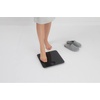 image:imageBrabantia Renew Digital Bathroom Weighing Dark Gray BatteryPowered Personal Body Weight Scales with Backlit LED Display