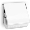 image:imageBrabantia Renew Toilet Roll Holder Brilliant Steel Left amp Right Handed Use DrillNoDrill Install RustFree Bathroom Paper DispenserWhite
